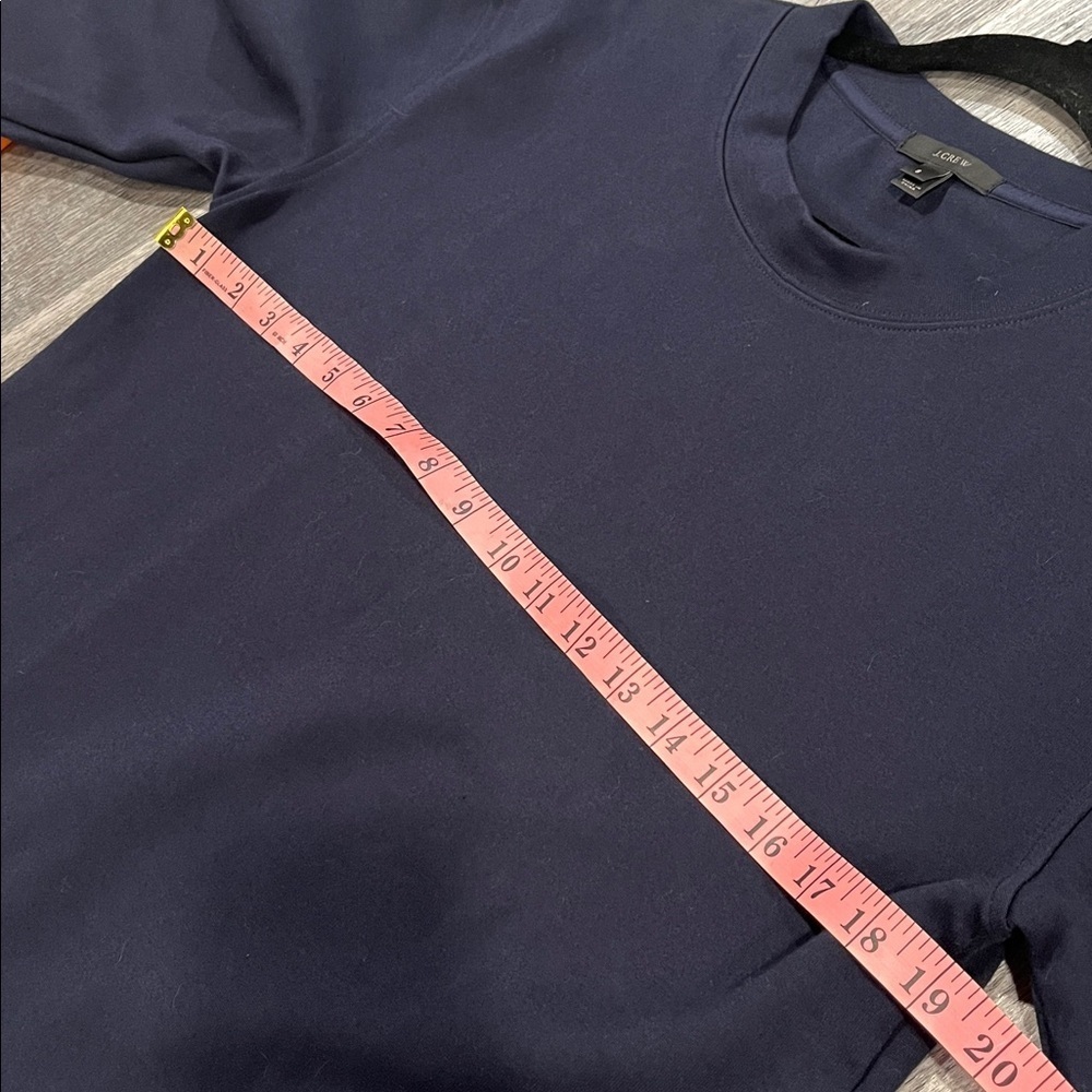 J.Crew Navy Sequined Hem Sweatshirt – Size Small (possible med fit) - Picture 6 of 6
